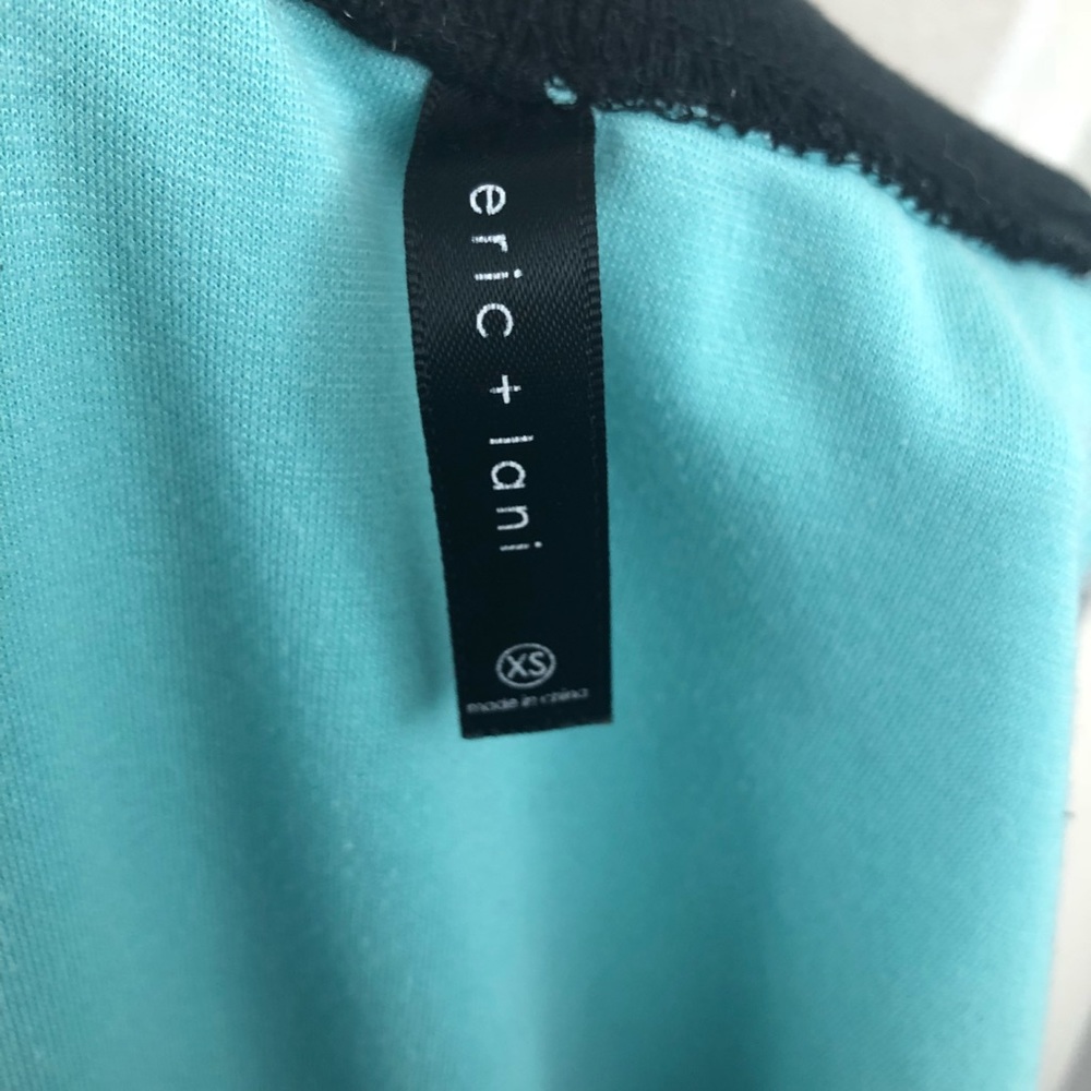 [Eric & Lani] Color Block Sweatshirt Bomber Jacket - Picture 5 of 7